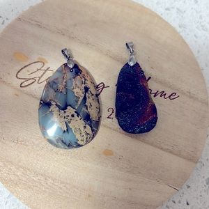 natural stones pendant